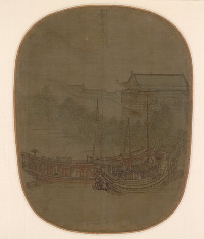 Båter ved anker, 1150 - 1200. av Unbekannt