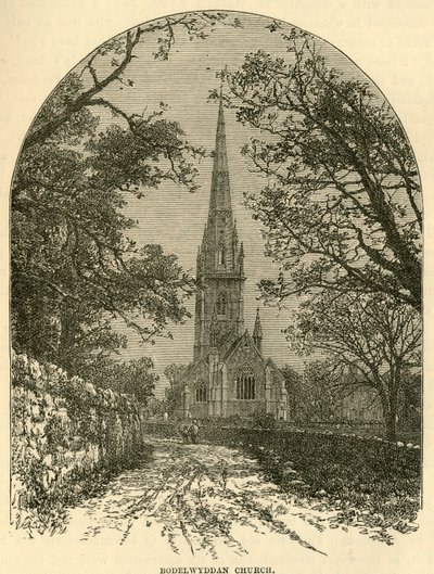 Bodelwyddan kirke, 1898. av Unbekannt