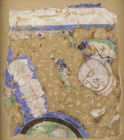 Bodhisattvaer og munker, fra hule 224, 4.-6. århundre. av Unbekannt