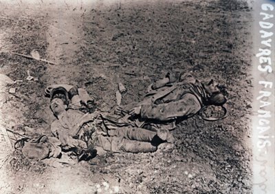 Liker av døde franske soldater, c1914-c1918 av Unbekannt