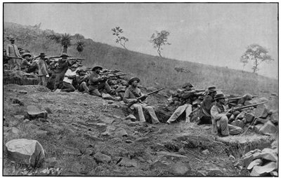 Boere som beleirer Ladysmith, 2. boerkrig, 1899-1900. av Unbekannt