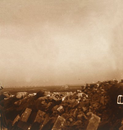 Bombardement, c1914-c1918 av Unbekannt