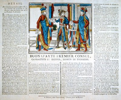 Bonaparte 1. konsul, 1800-tallet av Unbekannt