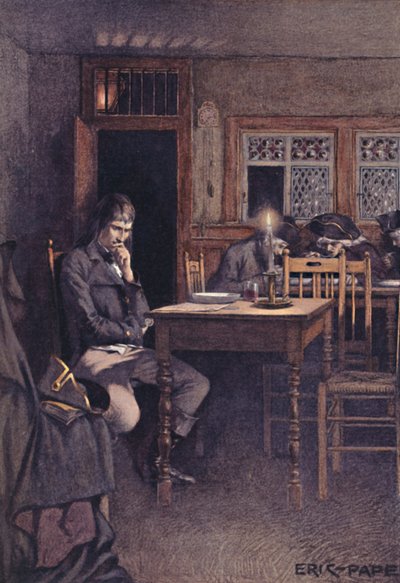 Bonaparte i 1792 som en Frequenter av en Six-Sous Restaurant i Paris, 1896 av Unbekannt
