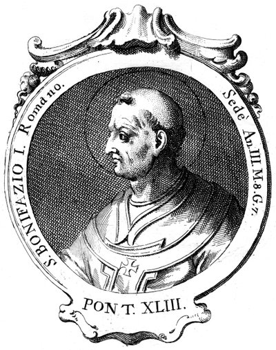 Bonifatius I, pave av den katolske kirke av Unbekannt