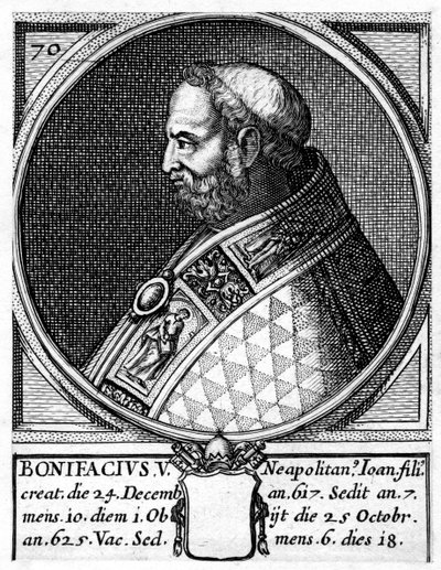 Bonifatius V, pave av den katolske kirke av Unbekannt