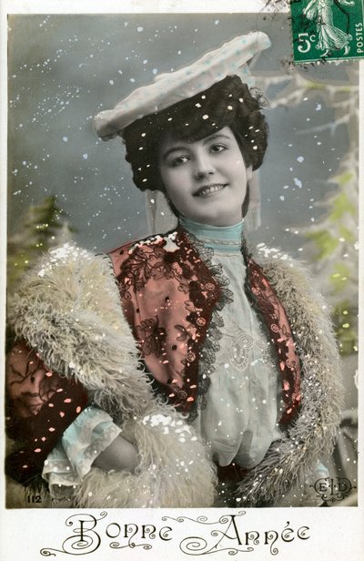 Bonne Annee Godt nytt år, c1900-tallet av Unbekannt
