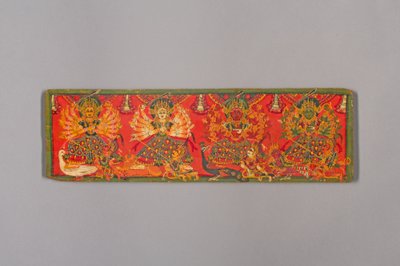 Bokomslag med fire Durgas, 1700-tallet. av Unbekannt