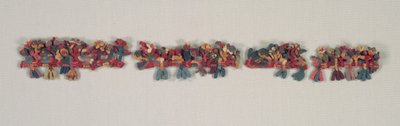 Kantfragment med fugler og blomster, 100 f.Kr.-700. av Unbekannt