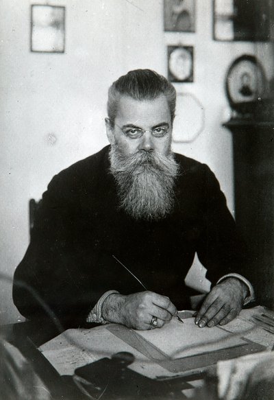 Boris Modzalevsky , russisk filolog, tidlig på 1900-tallet av Unbekannt