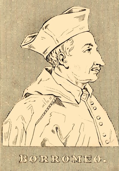Borromeo, 1538-1584, 1830. av Unbekannt