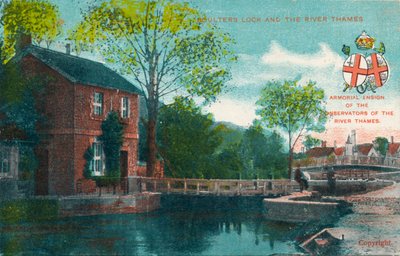 Boulters Lock og Themsen, c1910 av Unbekannt