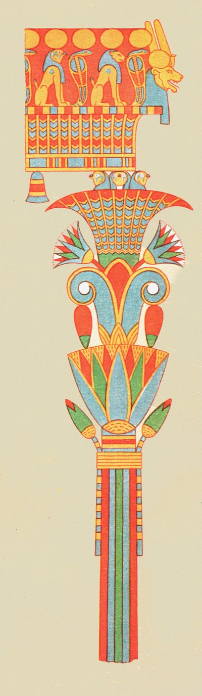Buketthovedstad, Theben, Egypt, 1928. av Unbekannt