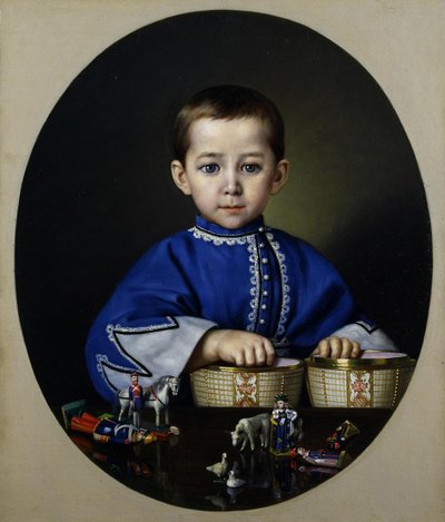 Gutt fra familien Terlikov, 1870-1880-årene av Unbekannt