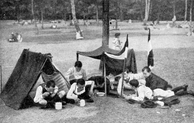 Guttecamping, Berlin, Tyskland, 1922 av Unbekannt