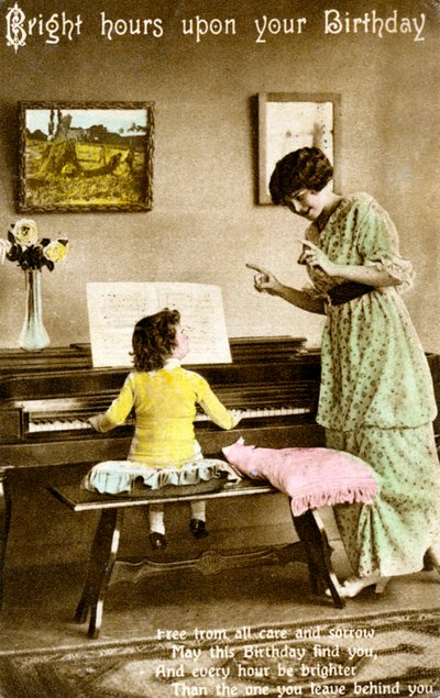 Lyse timer på bursdagen din, tidlig på 1900-tallet av Unbekannt