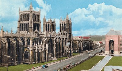 Bristol Cathedral, ca 1940-tallet av Unbekannt