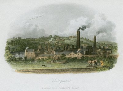 British Iron Company jobber i Corngreaves, nær Halesowen, West Midlands, c1835 av Unbekannt