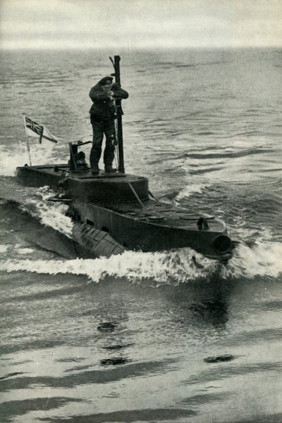 Britisk X-Craft dverg-ubåt, andre verdenskrig, 1945. av Unbekannt