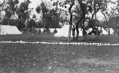 Britisk hærleir ved Yamuna-elven, India, 1917 av Unbekannt