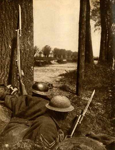 Britiske tropper i frontlinjen, Frankrike, første verdenskrig, 1914-1918, 1933. av Unbekannt