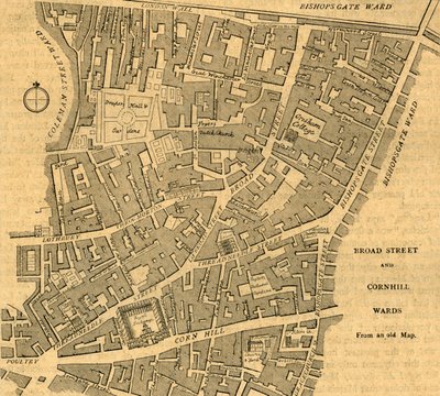 Broad Street og Cornhill Wards, 1897. av Unbekannt