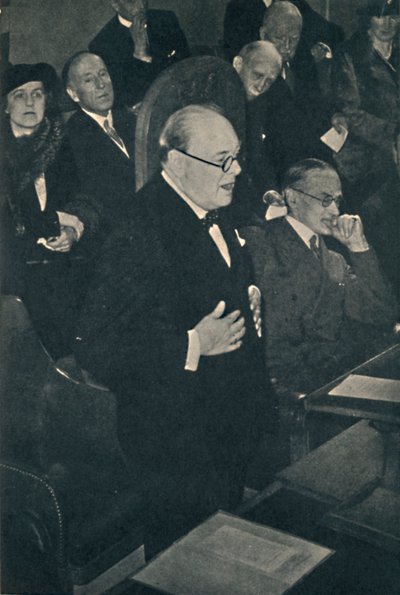 Kringkasting til imperiet og Amerika, c1945. av Unbekannt