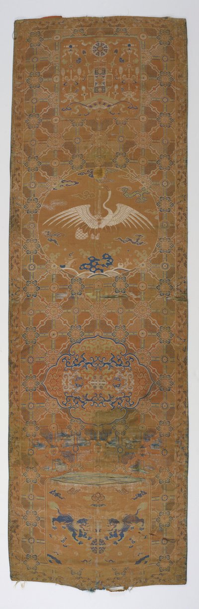 Brokadepanel, Qing-dynastiet, 1700-tallet. av Unbekannt