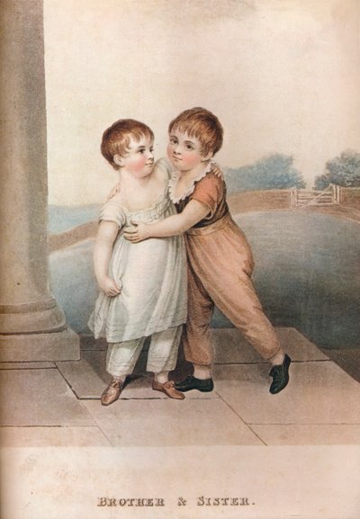 Bror og søster, c1700-tallet av Unbekannt