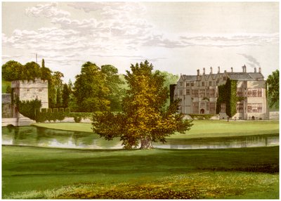 Broughton Castle, Oxfordshire, hjemmet til Lord Saye og Sele, c1880 av Unbekannt