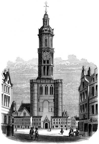 Brussel rådhus, 1600-tallet 1849 av Unbekannt