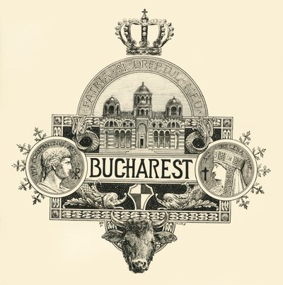 Bucuresti, slutten av 1800-tallet - begynnelsen av 1900-tallet. av Unbekannt