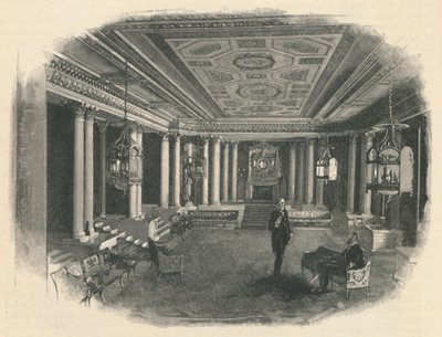 Buckingham Palace: The Marble Hall, 1886 av Unbekannt