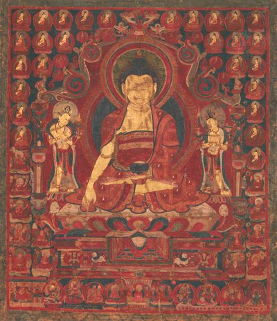 Buddha Shakyamuni som Lord of the Munis, midten av 1600-tallet. av Unbekannt