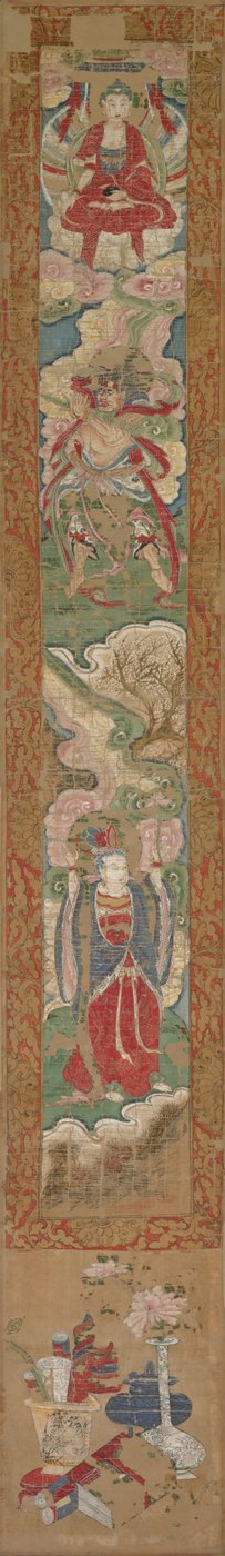 Buddhistpanel, 1300-tallet. av Unbekannt
