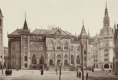 Børsbygg i Bremen. Rundt 1900 av Unbekannt