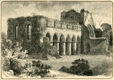 Buildwas Abbey, 1898. av Unbekannt