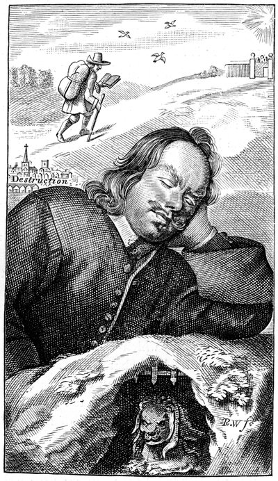Bunyans drøm, 1680, 1893 av Unbekannt