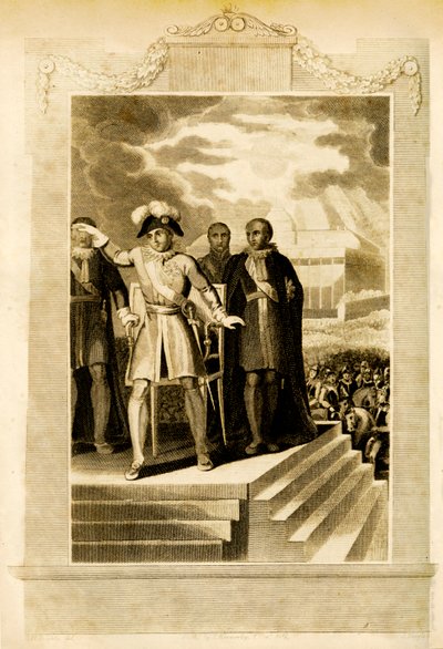 Buonaparte på Field of May, 1816. av Unbekannt