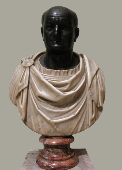 Byste av Vespasian, 1. H. 1. århundre. AD av Unbekannt