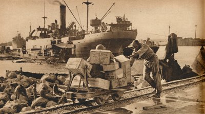 Travle scener i Benghazi, 1943 av Unbekannt