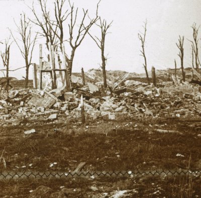 Ved Tavannes Fort, Verdun, Nord-Frankrike, c1914-c1918 av Unbekannt