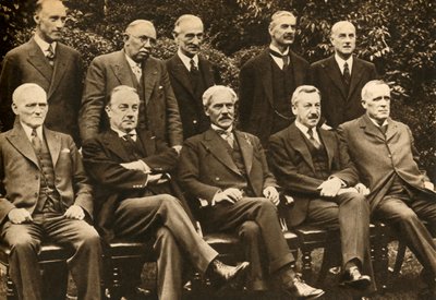 Den nasjonale regjeringens kabinett, 1931, 1933. av Unbekannt