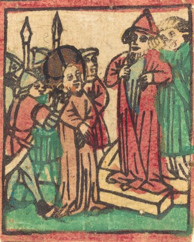 Kaifas river klærne sine, sannsynligvis 1449. av Unbekannt