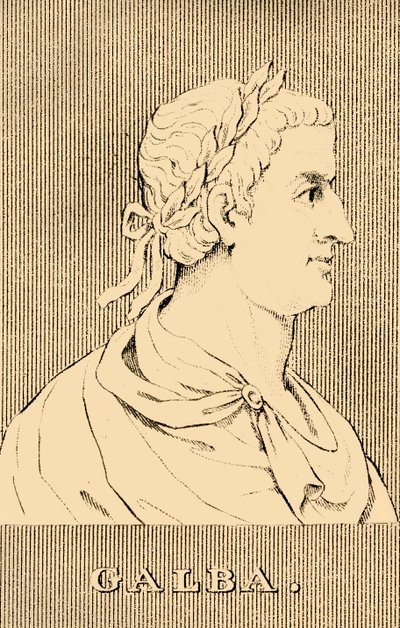 Calba, 3 f.Kr. – 69 e.Kr., 1830. av Unbekannt
