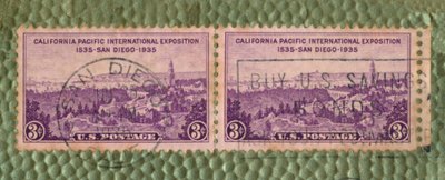 California Pacific International Exposition - amerikansk frimerke, c1935 av Unbekannt