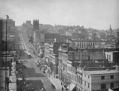 California Street, San Francisco, c1897. av Unbekannt