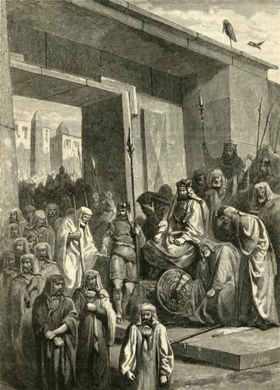 Cambyses og Psammetichus, 1890. av Unbekannt