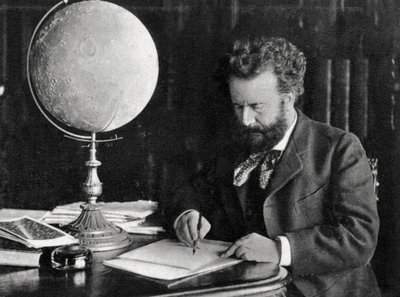 Camille Flammarion , fransk astronom og forfatter, 1890 av Unbekannt
