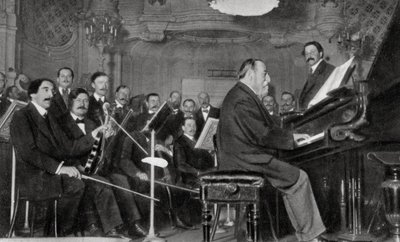 Camille Saint-Saens , fransk komponist, musiker og dirigent, 1910 av Unbekannt